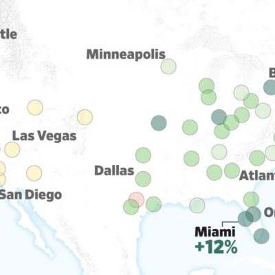 America’s Housing Markets: Home Prices Fall in the West and Rise in the East