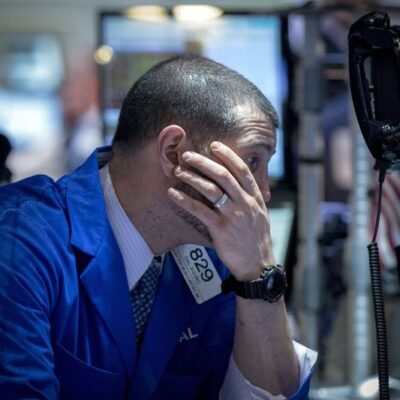 Stock Market Today: Dow ends lower as weaker industrials, fresh bank jitters bite