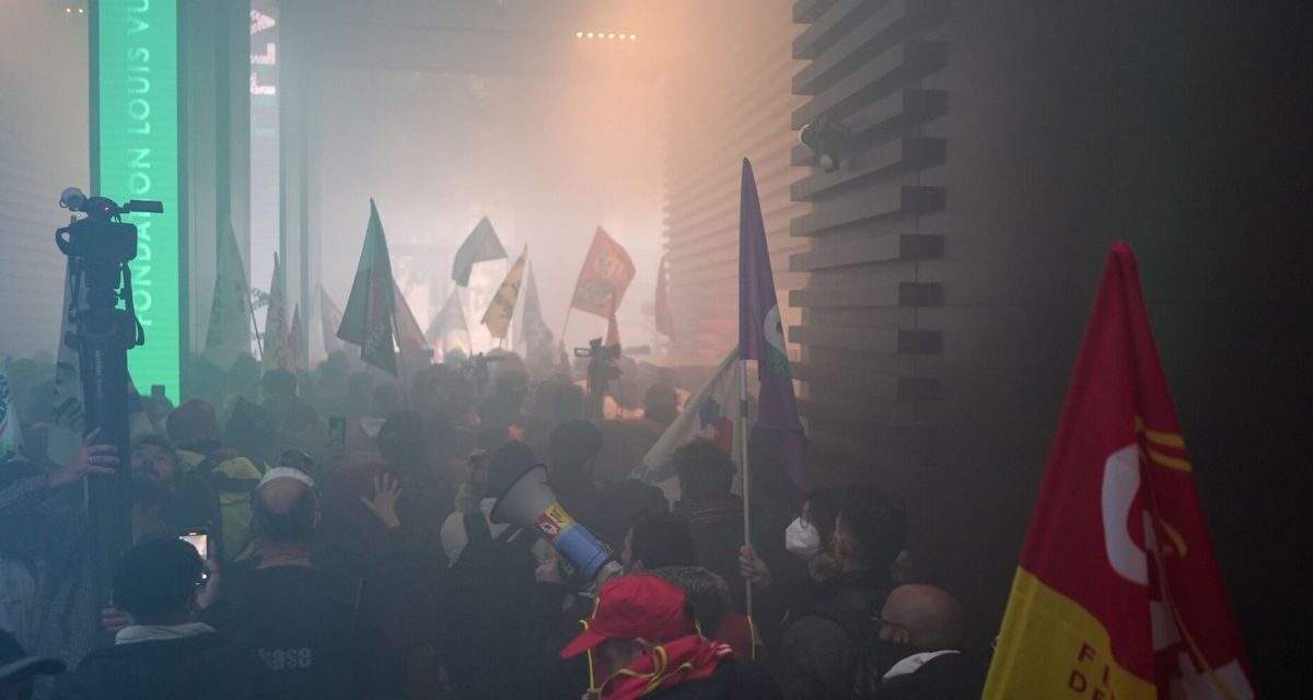 LVMH's Paris Headquarters Stormed by Protesters