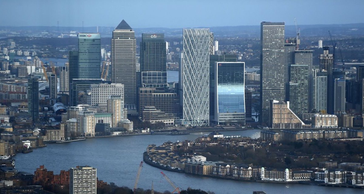 London's Canary Wharf Takes Brunt of Real-Estate Pain