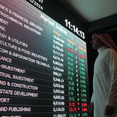 Saudi Arabia stocks lower at close of trade; Tadawul All Share down 0.16%