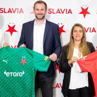 eToro renews sponsorship with SK Slavia Prague